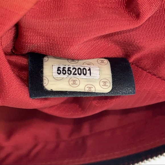 Auth Chanel Old Travel Line Nylon Black Accessory Pouch - Picture 15 of 16